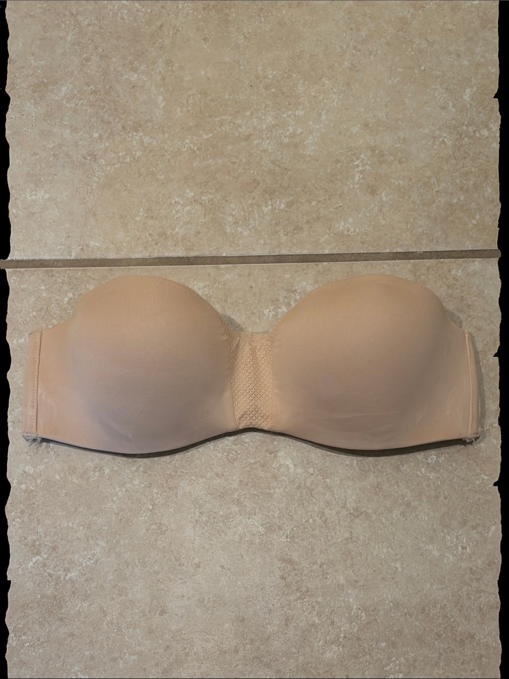 Maidenform Strapless Bra 34A color:Nude Beige